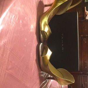 These shoes have never been worn before.